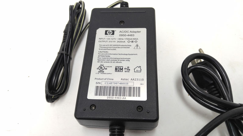 Hp Officejet 75w AC Adapter - 0950-4483 - Click Image to Close