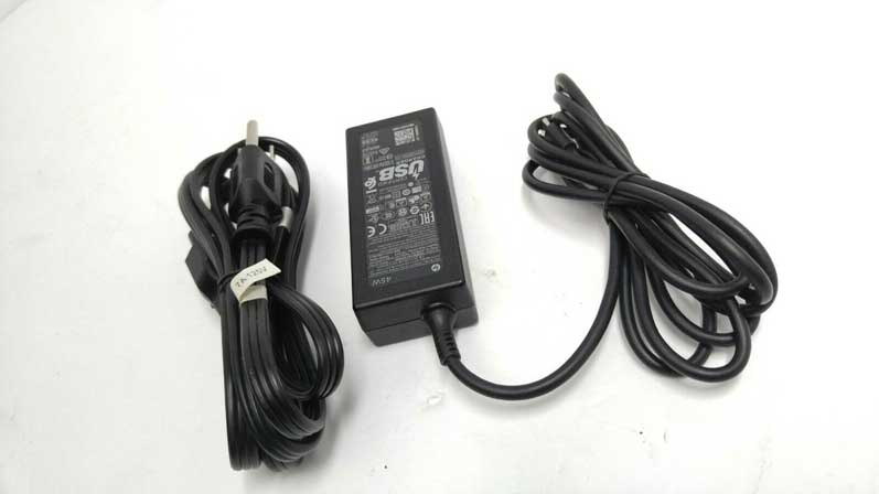 Hp 45w AC Adapter (USB-C Tip) - 935444-005 934739-850 - Click Image to Close