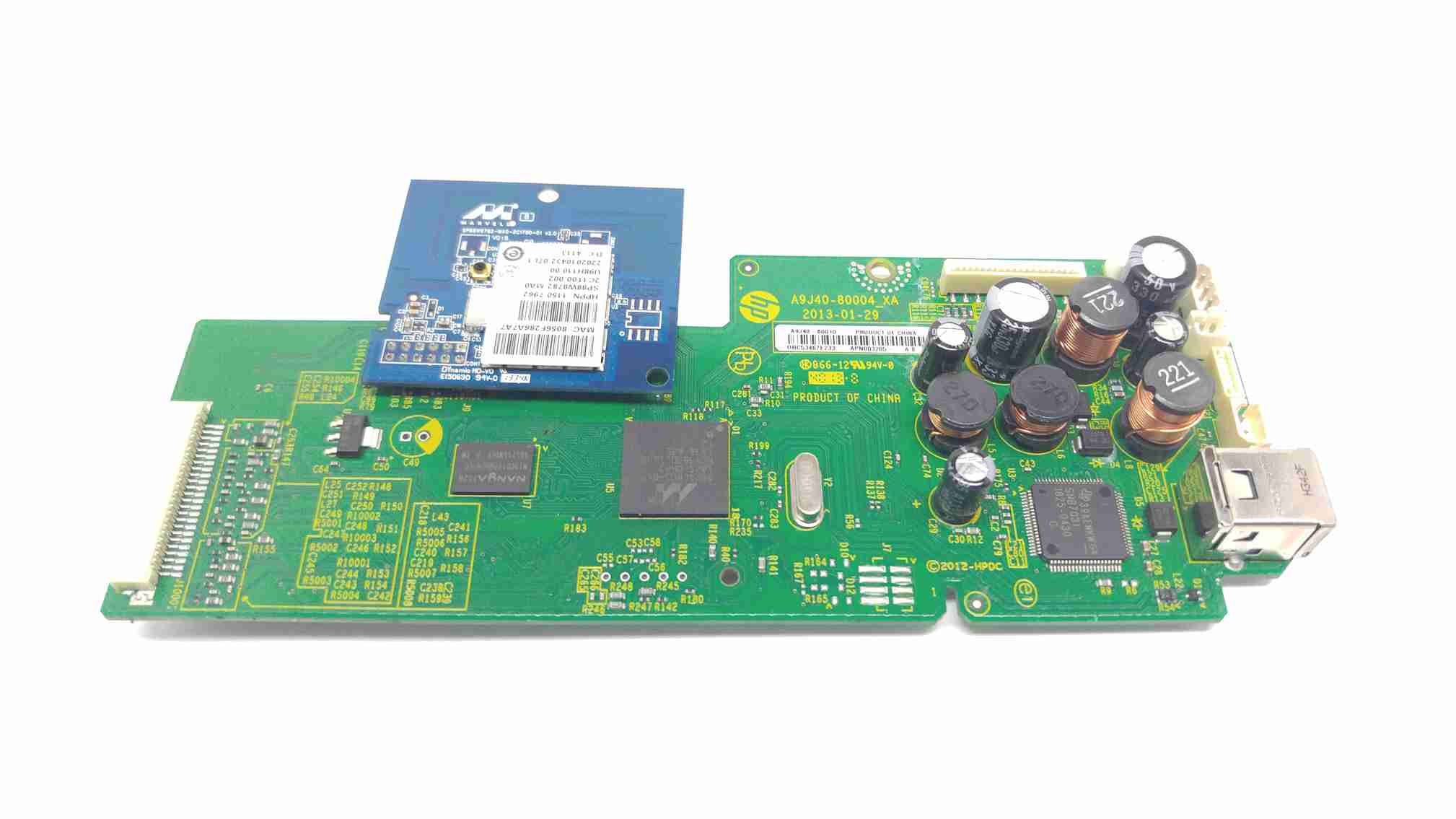 Hp envy 5530 main formatter board - A9J40-80004