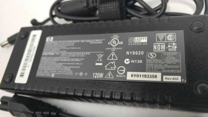 Hp 120w AC Adapter - PPP017L 391174-001 - Click Image to Close