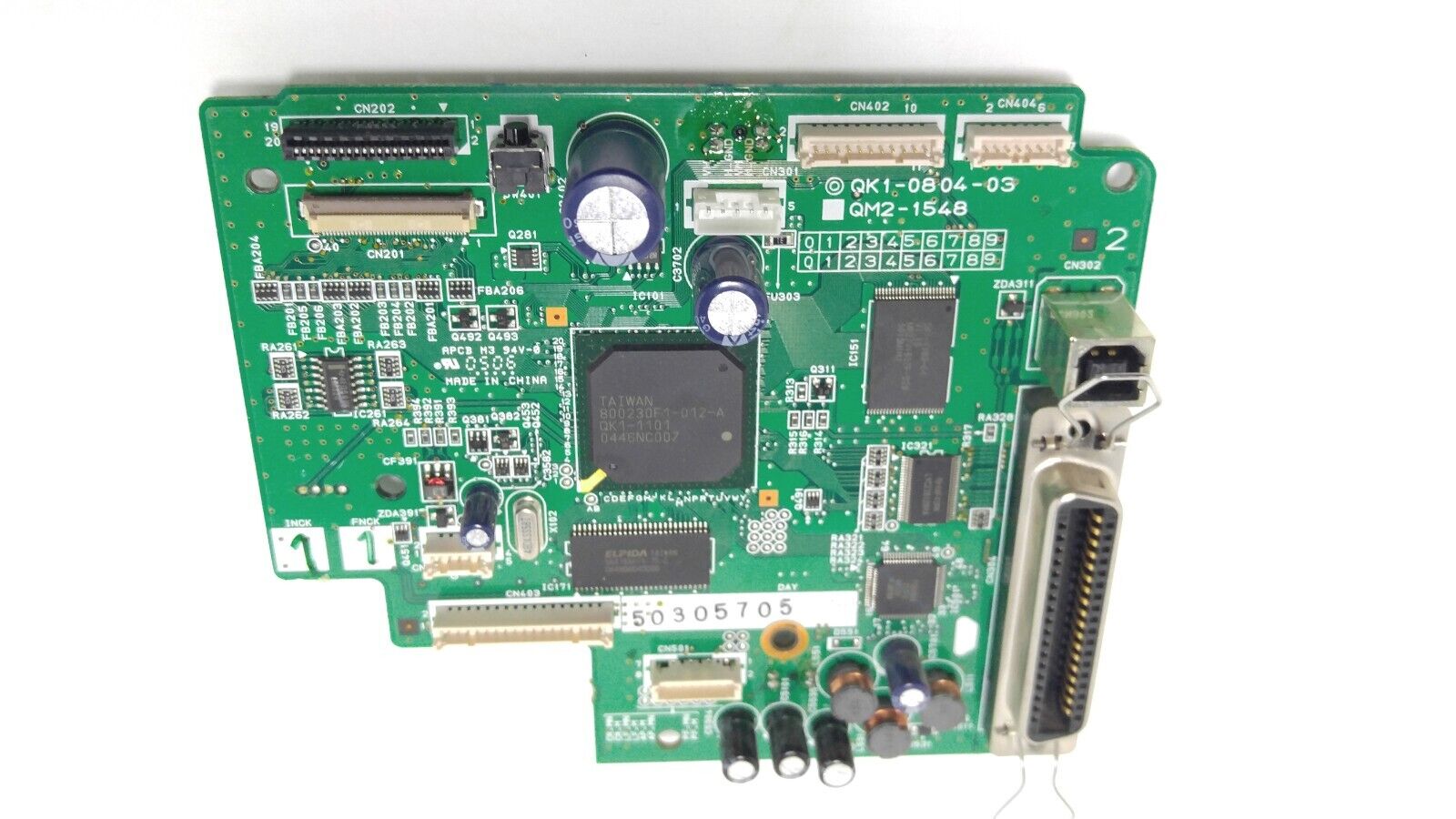 Canon Pixma ip4000 main logic board - QM2-1548 QK1-0804-03 - Click Image to Close