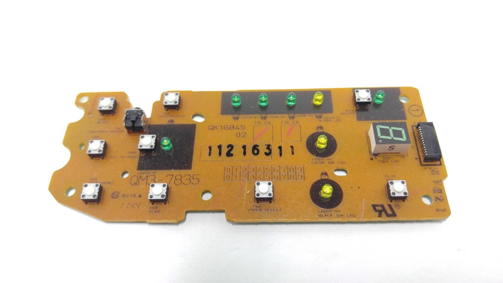 Canon Pixma MP495 Control panel board - QM3-7835 - Click Image to Close