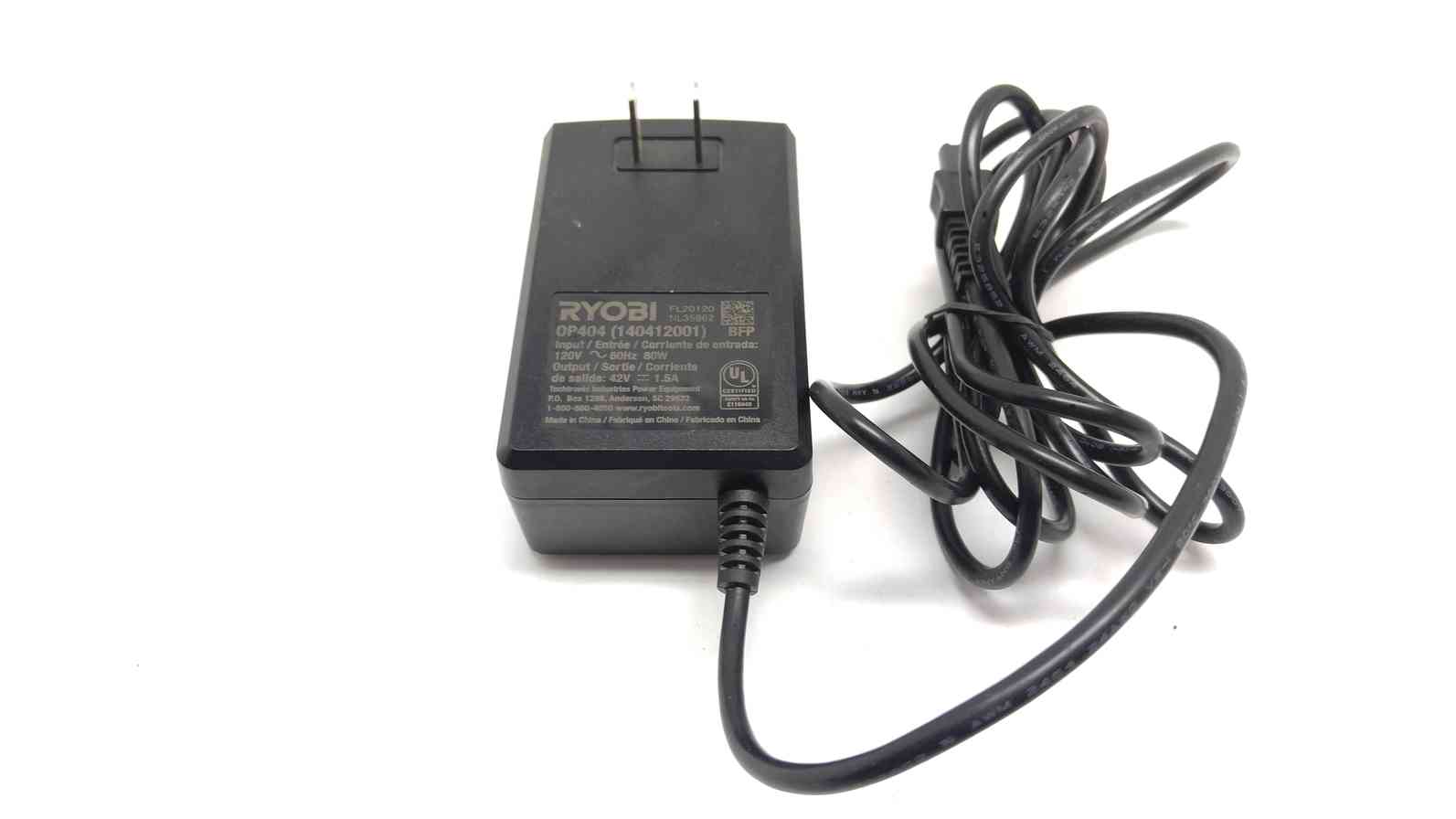 Ryobi 40v AC Adapter - OP404 (140412001)