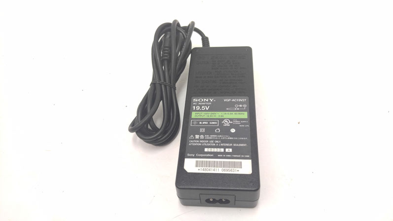 Sony Vaio laptop AC Adapter - VGP-AC19C27 - Click Image to Close